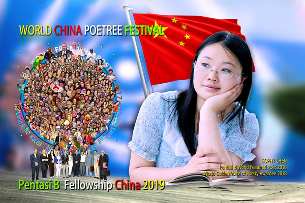 Pentasi B 2019 中国-世界诗歌节暨苏菲世界诗歌奖 海报