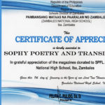 A Donation Certificate From Phippies